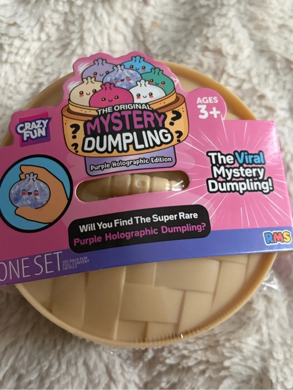 The Original Mystery Dumpling Purple Holographic Edition Plush Toy